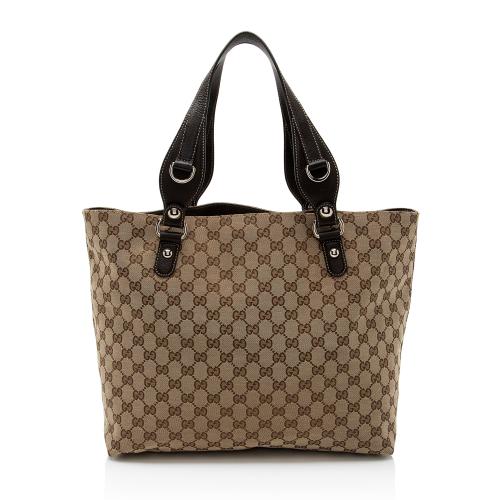 Gucci GG Canvas Icon Bit Medium Tote