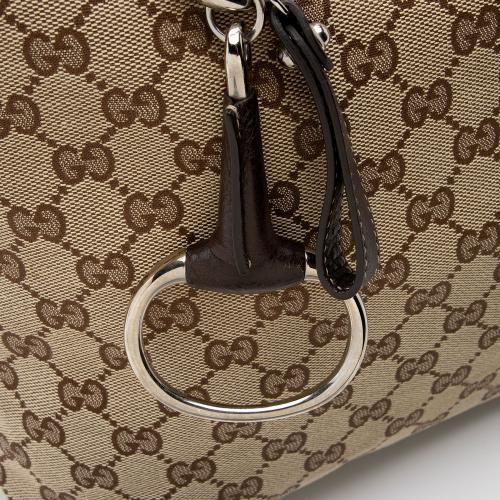 Gucci GG Canvas Icon Bit Medium Tote