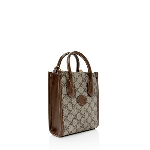 Gucci GG Supreme Interlocking G Mini Tote