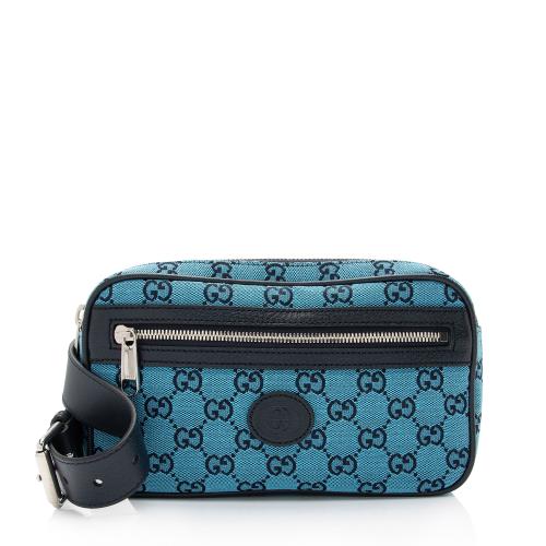 Gucci Multicolor GG Canvas Belt Bag - Size 32 / 80