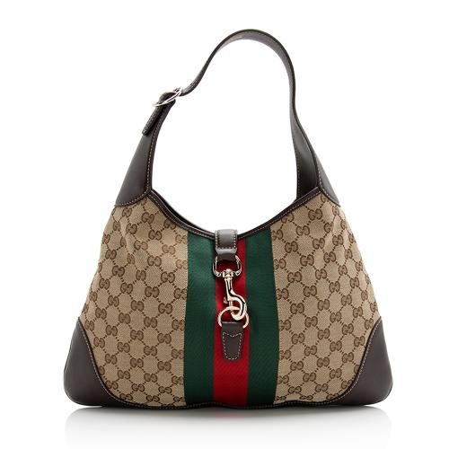 Gucci GG Canvas Jackie 1961 Medium Hobo