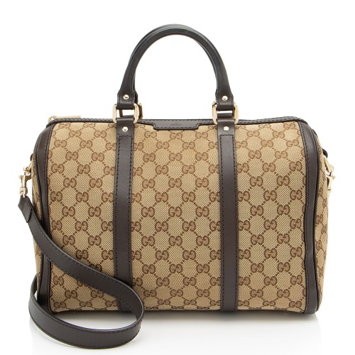 Gucci GG Canvas Joy Medium Boston Bag