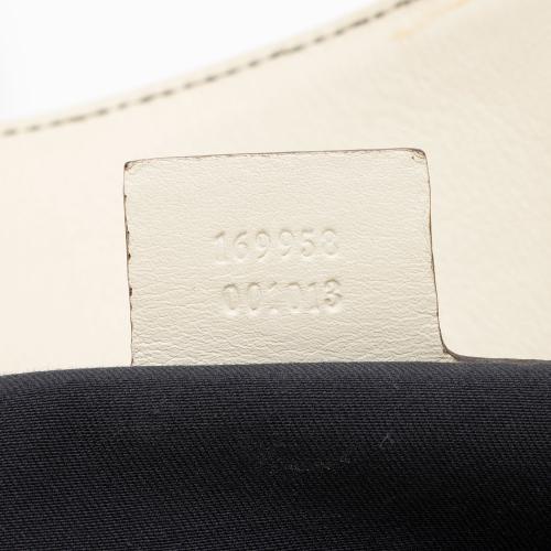 Gucci GG Canvas Leather Web Shoulder Bag