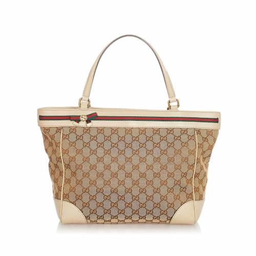 Gucci GG Canvas Mayfair Tote Bag