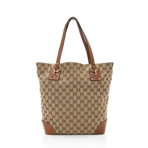 Gucci GG Canvas Medium Charm Tote - FINAL SALE