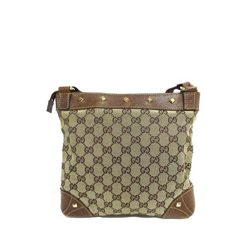 Gucci GG Canvas Nailhead Crossbody