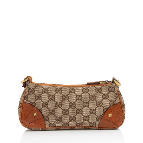 Gucci GG Canvas Nailhead Pochette