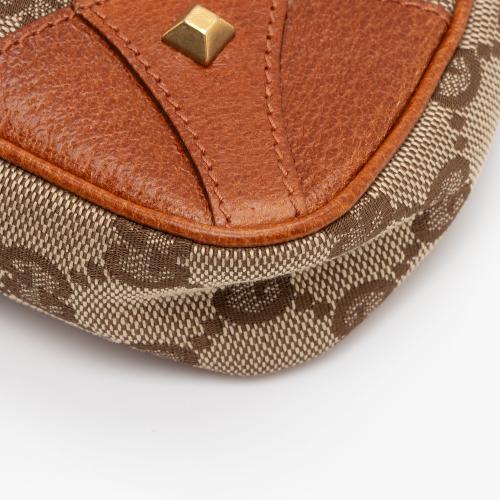 Gucci GG Canvas Nailhead Pochette