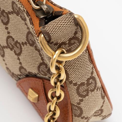 Gucci GG Canvas Nailhead Pochette