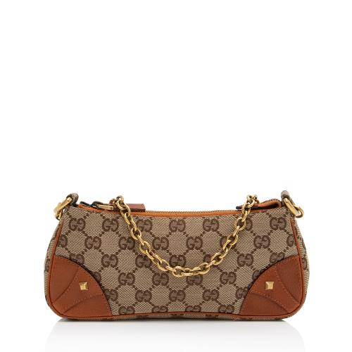 Gucci GG Canvas Nailhead Pochette