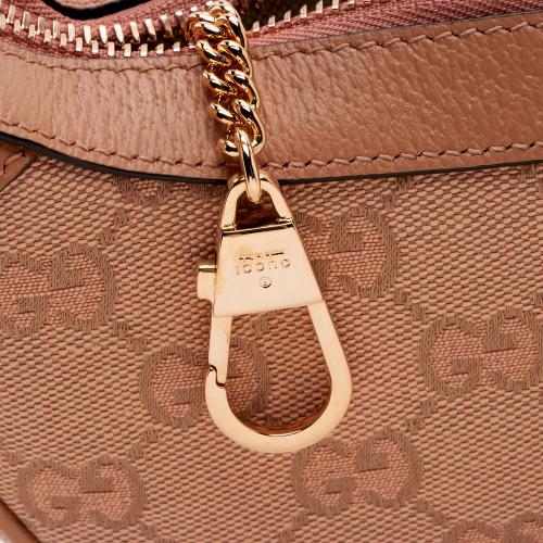 Gucci GG Canvas Ophidia Half Moon Mini Hobo