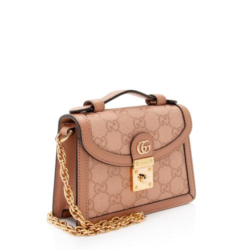 Gucci GG Canvas Ophidia Mini Top Handle