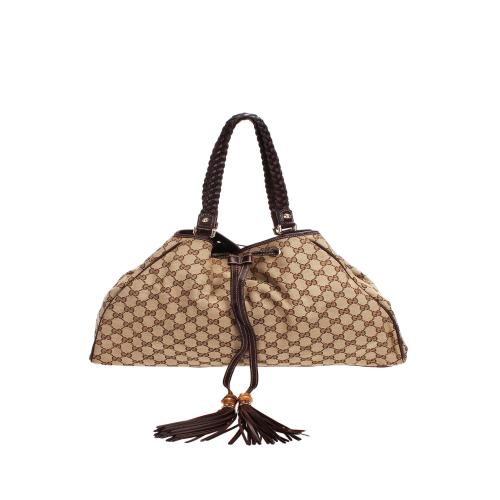 Gucci GG Canvas Peggy Shoulder Bag