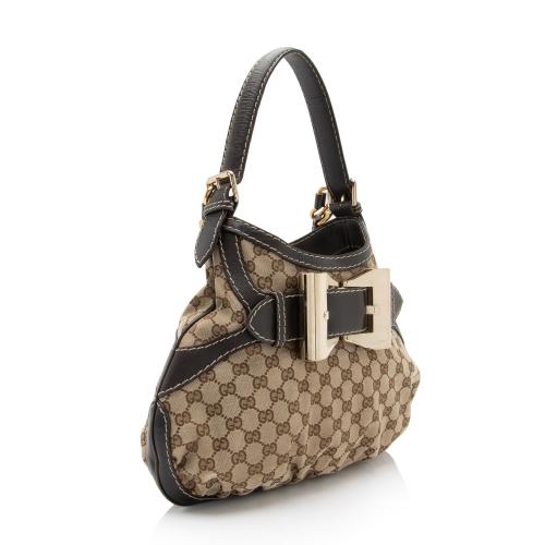 Gucci GG Canvas Queen Medium Hobo