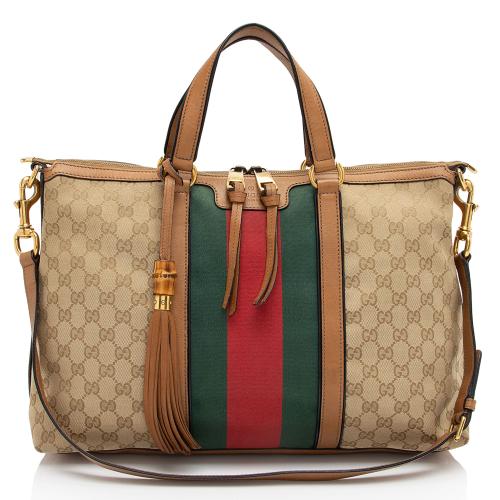 Gucci GG Canvas Rania Tote