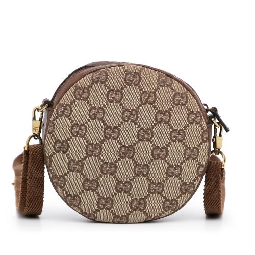 Gucci GG Canvas Round Crossbody