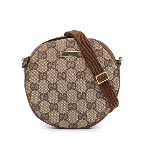 Gucci GG Canvas Round Crossbody