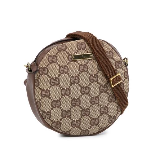 Gucci GG Canvas Round Crossbody