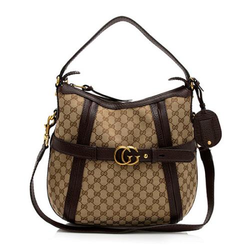 Gucci GG Canvas Running Medium Hobo