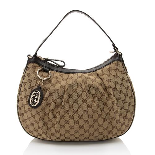 Gucci GG Canvas Sukey Hobo