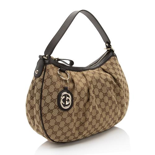 Gucci GG Canvas Sukey Hobo