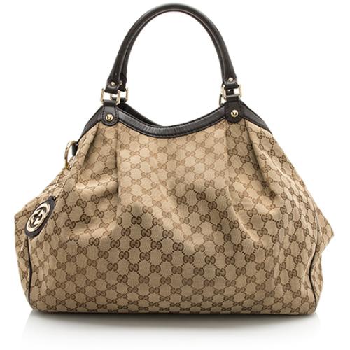 Gucci GG Canvas Sukey Large Tote