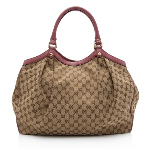 Gucci GG Canvas Sukey Large Tote