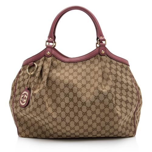 Gucci GG Canvas Sukey Large Tote