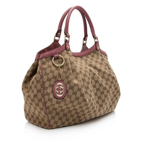 Gucci GG Canvas Sukey Large Tote