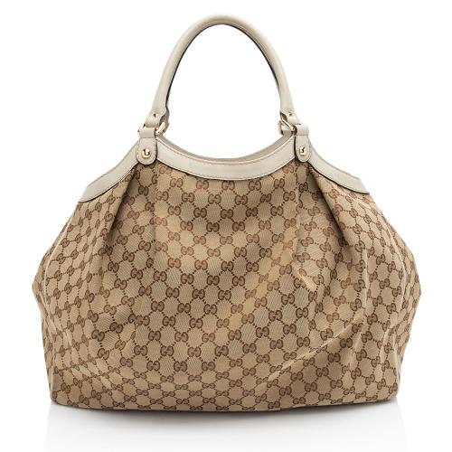 Gucci GG Canvas Sukey Large Tote