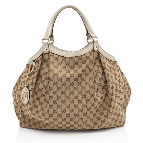 Gucci GG Canvas Sukey Large Tote