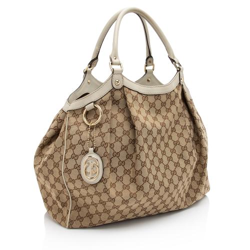 Gucci GG Canvas Sukey Large Tote