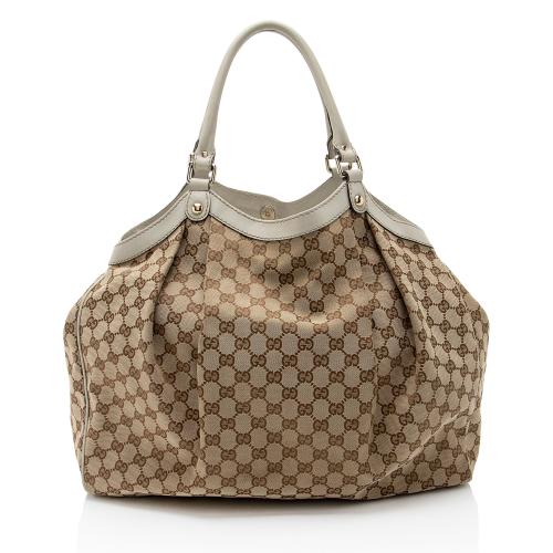 Gucci GG Canvas Sukey Large Tote