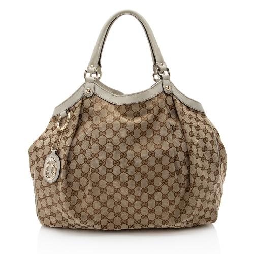 Gucci GG Canvas Sukey Large Tote