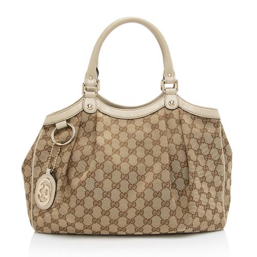 Gucci GG Canvas Sukey Medium Tote