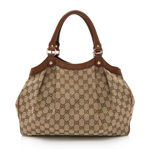 Gucci GG Canvas Sukey Medium Tote