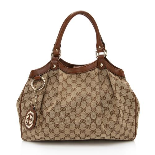 Gucci GG Canvas Sukey Medium Tote