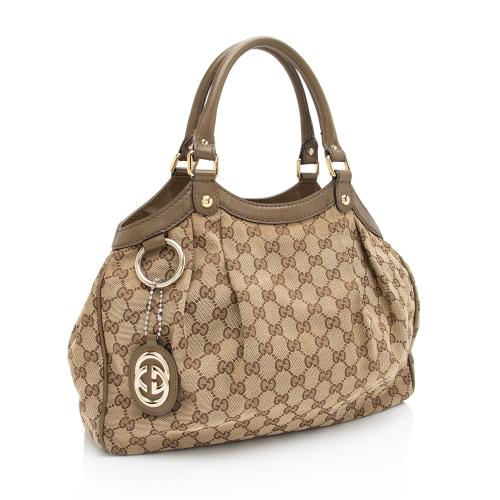 Gucci GG Canvas Sukey Medium Tote