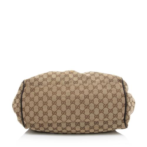 Gucci GG Canvas Sukey Satchel