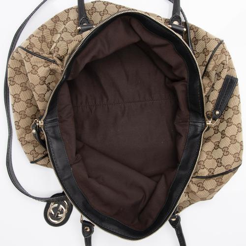 Gucci GG Canvas Sukey Satchel