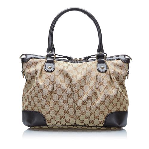 Gucci GG Canvas Sukey Satchel