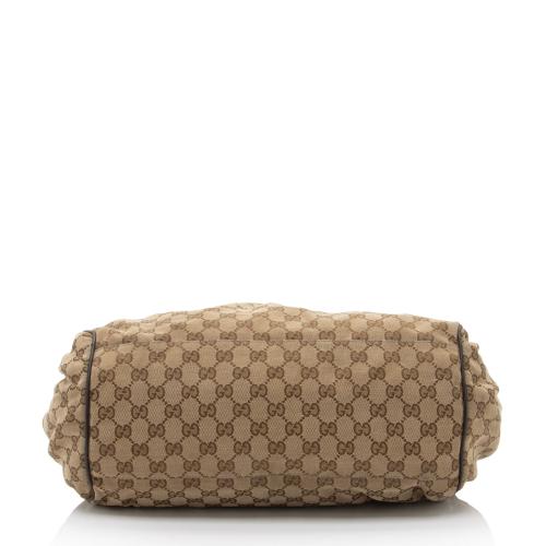 Gucci GG Canvas Sukey Satchel