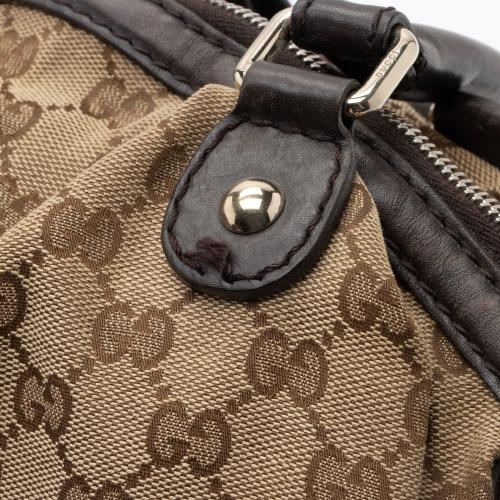 Gucci GG Canvas Sukey Satchel