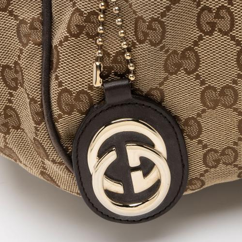 Gucci GG Canvas Sukey Satchel