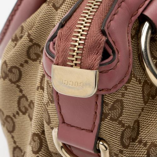 Gucci GG Canvas Sukey Medium Satchel