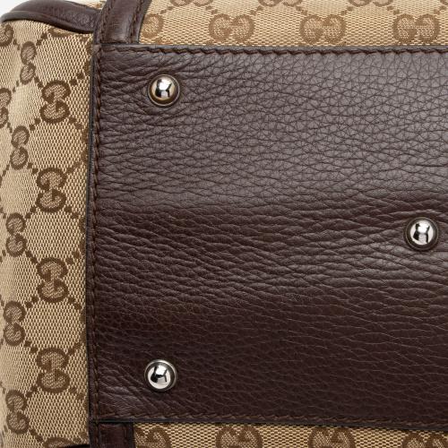 Gucci GG Canvas Techno Horsebit Top Handle