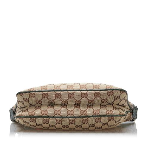 Gucci GG Canvas Web Baguette