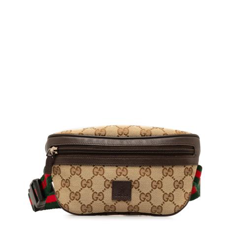 Gucci GG Canvas Web Childrens Belt Bag