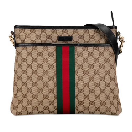 Gucci GG Canvas Web Crossbody Bag