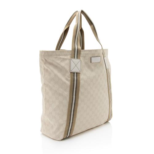 Gucci GG Canvas Web Original Tote